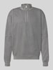 PEGADOR Bluza o kroju relaxed fit z mieszanki bawełny Ciemnoszary