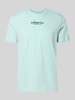 s.Oliver RED LABEL regular fit T-shirt van puur katoen Turquoise