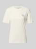 Jake*s Casual Regular Fit T-Shirt aus Baumwoll-Mix Offwhite