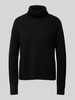 Christian Berg Woman Strickpullover mit Rollkragen Black