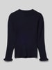 Name It Slim Fit Longsleeve mit Rundhalsausschnitt Modell 'VIANNA' Marine