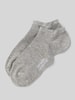 camano Sneakersocken im 2er-Pack Modell 'SILKY' Hellgrau