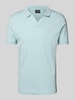Strellson Poloshirt mit gerippten Abschlüssen Modell 'Clark' Lind