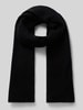 Seeberger Schal aus reinem Kaschmir mit Rollsaum Black