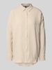 Vero Moda Loose fit overhemdblouse van puur katoen, model 'NATALI NIA'
 Zand
