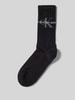 CK Calvin Klein Socken mit Label-Print Black