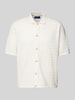 Jack & Jones Regular fit vrijetijdsoverhemd met broderie anglaise, model 'NOTO' Offwhite