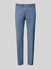 CG - Club of Gents Slim fit pantalon van scheerwol - YOUR OWN PARTY by CG – CLUB of GENTS Lichtblauw