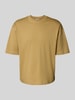 JAKE*S STUDIO MEN T-shirt met ronde hals Camel
