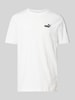 PUMA PERFORMANCE T-shirt z wyhaftowanym logo Biały