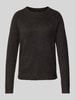 Vero Moda Regular Fit Strickpullover in Melange Modell 'DOFFY' Dunkelbraun