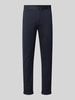 Lindbergh Slim Fit Stoffhose mit umgeschlagenen Hosenbeinen Dunkelblau