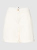 Tommy Hilfiger Korte chino met labelstitching Wit