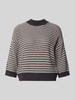 OPUS Pullover mit Mock Neck Modell 'Peipina' Hellblau