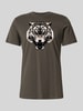 Antony Morato T-shirt met motiefprint Olijfgroen