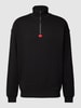 HUGO Sweatshirt mit Label-Detail Modell 'Durty' Black