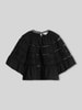 Marc O'Polo Relaxed Fit Bluse aus reiner Baumwolle mit Lochstickerei Black