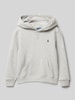 Polo Ralph Lauren Teens Hoodie met labelstitching Middengrijs gemêleerd