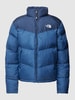 The North Face Gewatteerd jack met opstaande kraag, model 'SAIKURU' Marineblauw