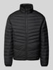 Jack & Jones Steppjacke mit Stehkragen Modell 'STATE' Black