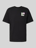 The North Face T-shirt met labelprint Zwart