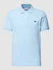 Lacoste Koszulka polo z wyhaftowanym logo Jasnoniebieski