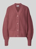 JAKE*S STUDIO WOMAN Gebreide cardigan met ribboorden Mauve