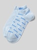 BOSS Sneakersokken met labeldetail in een set van 2 paar Lichtblauw