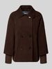 MORE & MORE Jacke mit Viskose-Anteil Dunkelbraun