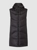 Frieda & Freddies Lange bodywarmer met capuchon  Zwart