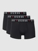 Guess Boxershort met elastische band in een set van 3 stuks, model 'BRIAN HERO' Zwart