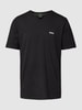 BOSS Green T-Shirt mit V-Ausschnitt Black