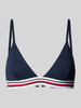 TOMMY HILFIGER Bikini-Oberteil mit verstellbaren  Spaghettiträgern Marine