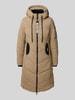 khujo Gewatteerde lange jas met capuchon, model 'ARIBAY' Beige