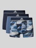 ADIDAS SPORTSWEAR Trunks mit Label-Bund Modell 'Active Micro Flex' im 3er-Pack Anthrazit