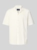 MCNEAL Regular fit vrijetijdsoverhemd met broderie anglaise Offwhite