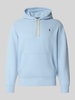 Polo Ralph Lauren Regular fit hoodie met logostitching Lichtblauw