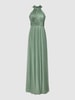 TROYDEN COLLECTION Abendkleid mit amerikanischem Ausschnitt Schilf