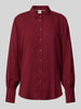Brax Regular fit overhemdblouse met manchetten, model 'STYLE.VIC' Bordeaux
