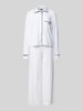 Polo Ralph Lauren Pyjama mit Logo-Stitchings Modell 'POLO ESSENTIALS' Offwhite