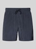 Strellson Badehose in Crinkle-Optik Modell 'Boas' Marine