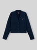 Tommy Jeans Relaxed Fit Strickjacke mit Alpaka- und Woll-Anteil Marine