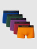MCNEAL Boxershorts mit elastischem Logo-Bund im 5er-Pack Terrakotta