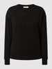 MaxMara Leisure Sweatshirt met ronde hals, model 'Epoca' Zwart