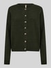 Soyaconcept cardigan met contrastknopen Donkergroen