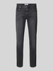 Brax Slim Fit Jeans mit Knopfverschluss Modell 'CADIZ' Anthrazit