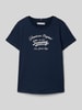 Tommy Hilfiger Teens Regular Fit T-Shirt aus Baumwoll-Mix Marine