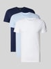 Polo Ralph Lauren Underwear T-shirt met geribde ronde hals in een set van 3 stuks Blauw