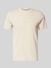 Guess Activewear T-Shirt mit Label-Print Modell 'ALPHY' Beige