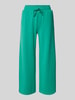 Christian Berg Woman Wide Leg Sweatpants mit elastischem Bund Smaragd